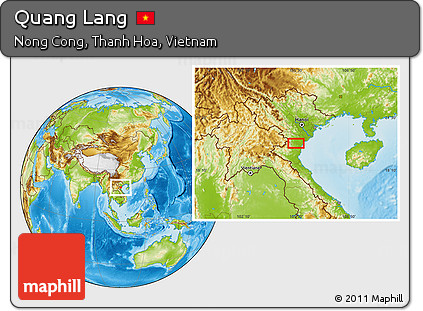 Physical Location Map of Quang Lang