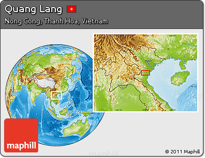 Physical Location Map of Quang Lang