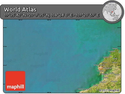Satellite Map of the Area around 19°&nbsp;52'&nbsp;38"&nbsp;N,&nbsp;108°&nbsp;52'&nbsp;30"&nbsp;E