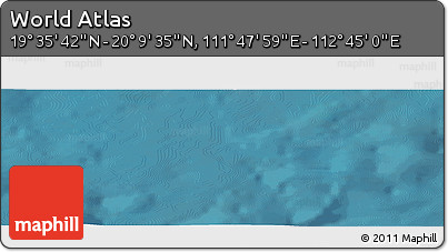 Satellite Panoramic Map of the Area around 19° 52' 38" N, 112° 16' 30" E