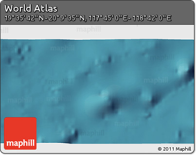 Satellite 3D Map of the Area around 19° 52' 38" N, 118° 13' 29" E