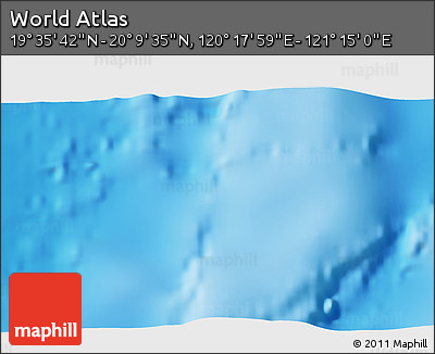 Physical 3D Map of the Area around 19° 52' 38" N, 120° 46' 30" E