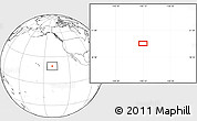 Blank Location Map of the area around 19° 52' 38" N, 140° 10' 30" W