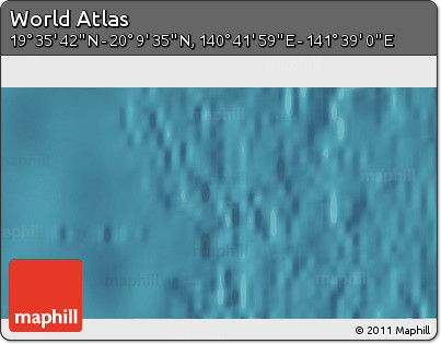 Satellite 3D Map of the Area around 19° 52' 38" N, 141° 10' 30" E