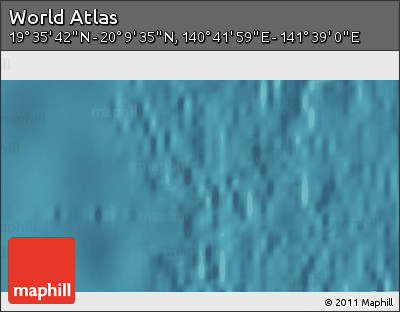 Satellite 3D Map of the Area around 19° 52' 38" N, 141° 10' 30" E