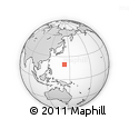 Outline Map of the Area around 19° 52' 38" N, 142° 52' 30" E, rectangular outline