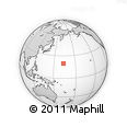 Outline Map of the Area around 19° 52' 38" N, 163° 16' 30" E, rectangular outline