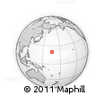 Outline Map of the Area around 19° 52' 38" N, 165° 49' 29" E, rectangular outline