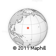 Outline Map of the Area around 19° 52' 38" N, 168° 22' 30" E, rectangular outline