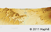 Physical Panoramic Map of the area around 19° 52' 38" N, 17° 55' 29" E