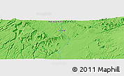 Political Panoramic Map of the area around 19° 52' 38" N, 17° 55' 29" E