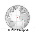 Outline Map of the Area around 19° 52' 38" N, 25° 25' 29" W, rectangular outline