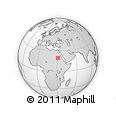 Outline Map of the Area around 19° 52' 38" N, 31° 31' 29" E, rectangular outline