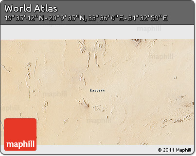 Satellite 3D Map of the Area around 19° 52' 38" N, 34° 4' 30" E