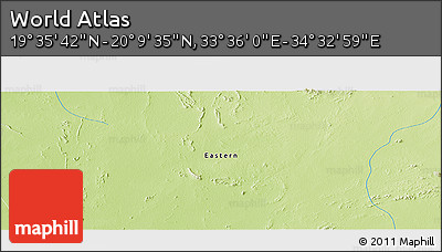 Physical Panoramic Map of the Area around 19° 52' 38" N, 34° 4' 30" E