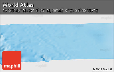 Physical Panoramic Map of the Area around 19° 52' 38" N, 39° 10' 29" E