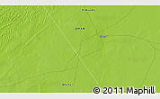 Physical 3D Map of the area around 19° 52' 38" N, 56° 10' 29" E
