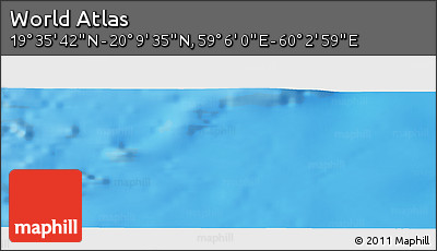 Physical Panoramic Map of the Area around 19° 52' 38" N, 59° 34' 30" E