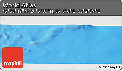 Physical Panoramic Map of the Area around 19° 52' 38" N, 59° 34' 30" E