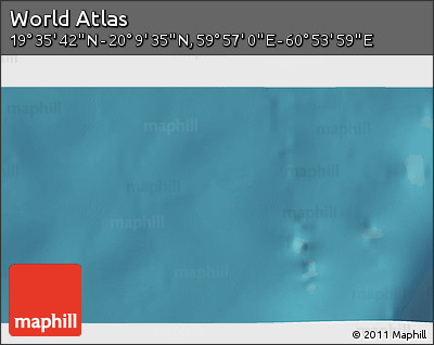 Satellite 3D Map of the Area around 19° 52' 38" N, 60° 25' 29" E
