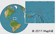 Satellite Location Map of the area around 19° 52' 38" N, 61° 58' 30" W