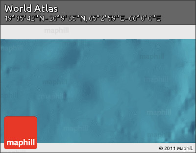 Satellite 3D Map of the Area around 19° 52' 38" N, 65° 31' 30" E