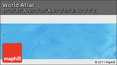 Physical Panoramic Map of the Area around 19° 52' 38" N, 65° 31' 30" E