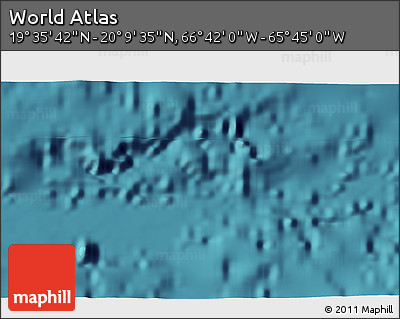 Satellite 3D Map of the Area around 19° 52' 38" N, 66° 13' 29" W