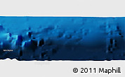 Shaded Relief Panoramic Map of the area around 19° 52' 38" N, 67° 55' 30" W