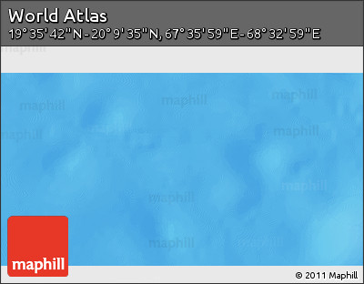 Physical 3D Map of the Area around 19° 52' 38" N, 68° 4' 29" E