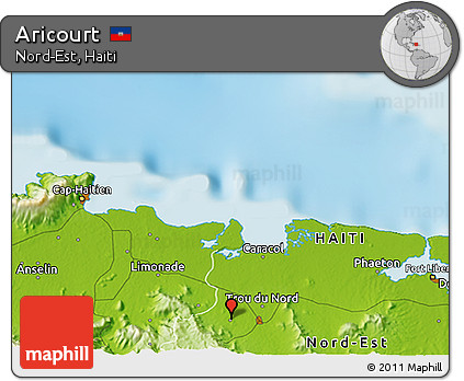 Physical 3D Map of Aricourt