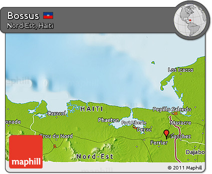 Physical 3D Map of Bossus