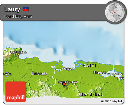 Physical 3D Map of Laury