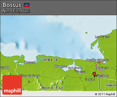 Physical 3D Map of Bossus