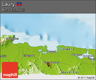 Physical 3D Map of Laury