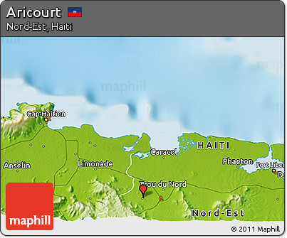 Physical 3D Map of Aricourt