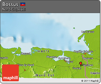 Physical 3D Map of Bossus