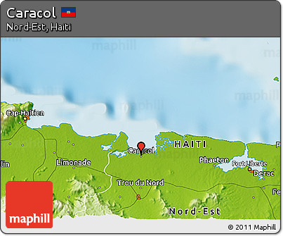 Physical 3D Map of Caracol