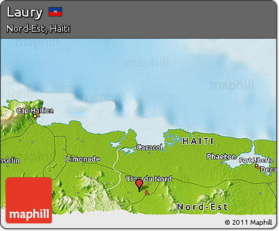 Physical 3D Map of Laury