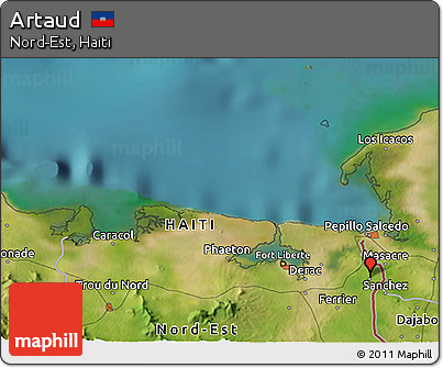 Satellite 3D Map of Artaud