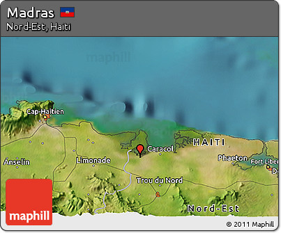 Satellite 3D Map of Madras