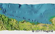 Satellite 3D Map of the area around 19° 52' 38" N, 72° 10' 30" W