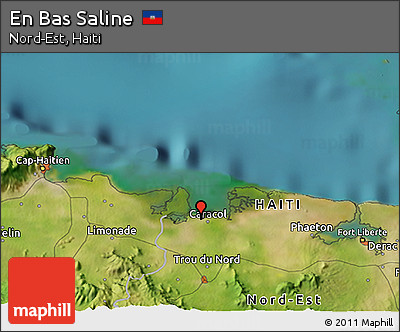 Satellite 3D Map of En Bas Saline