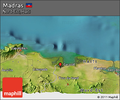 Satellite 3D Map of Madras