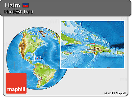 Physical Location Map of Lizim