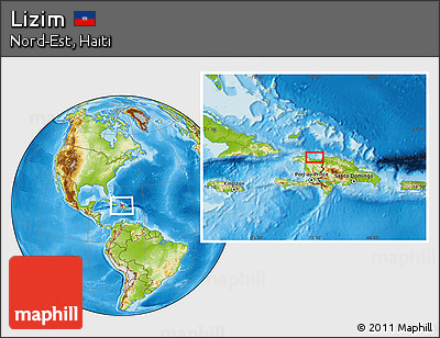 Physical Location Map of Lizim