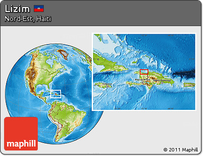 Physical Location Map of Lizim