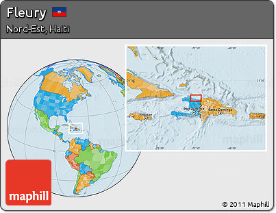 Political Location Map of Fleury