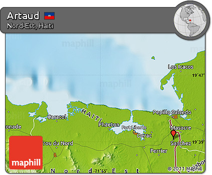 Physical Map of Artaud