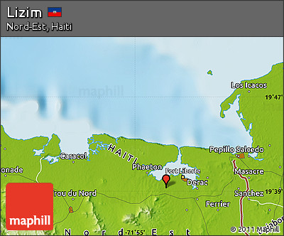 Physical Map of Lizim